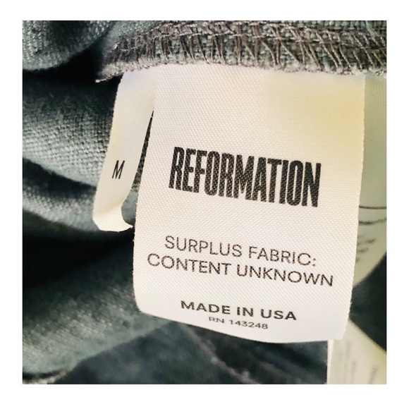 Reformation Linen Ruffle Mini Dress - Picture 11 of 11